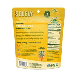 Organic Dried Fruit, Pineapple Rings