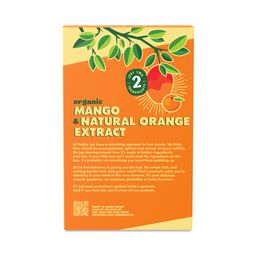 Organic Fruit Gummies, Mango & Orange, Snack Pack