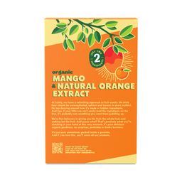 Organic Fruit Gummies, Mango & Orange, Snack Pack