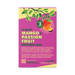 Organic Fruit Gummies, Mango & Passion Fruit, Snack Pack