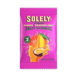 Organic Fruit Gummies, Mango & Passion Fruit, Snack Pack
