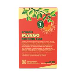 Organic Fruit Gummies, Mango, Snack Pack