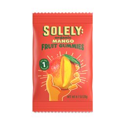 Organic Fruit Gummies, Mango, Snack Pack
