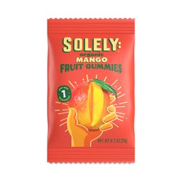 Organic Fruit Gummies, Mango, Snack Pack