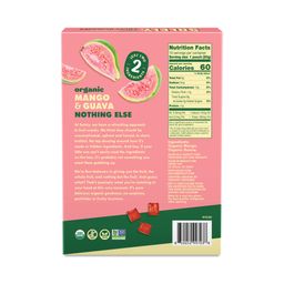 Organic Fruit Gummies Snack Pack, Mango & Guava