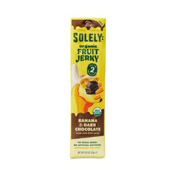 Organic Fruit Jerky, Banana & Dark Chocolate, Snack Pack