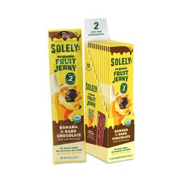 Organic Fruit Jerky, Banana & Dark Chocolate, Snack Pack