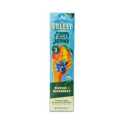 Organic Fruit Jerky, Mango & Blueberry, Snack Pack