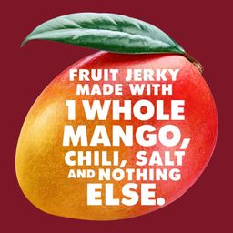 Organic Fruit Jerky, Mango, Chili & Salt, Snack Pack