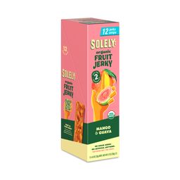 Organic Fruit Jerky, Mango & Guava, Snack Pack