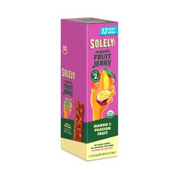 Organic Fruit Jerky, Mango & Passion Fruit, Snack Pack