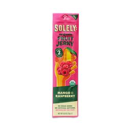 Organic Fruit Jerky, Mango & Raspberry, Snack Pack