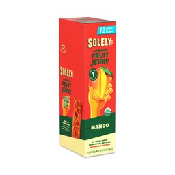 Organic Fruit Jerky, Mango, Snack Pack