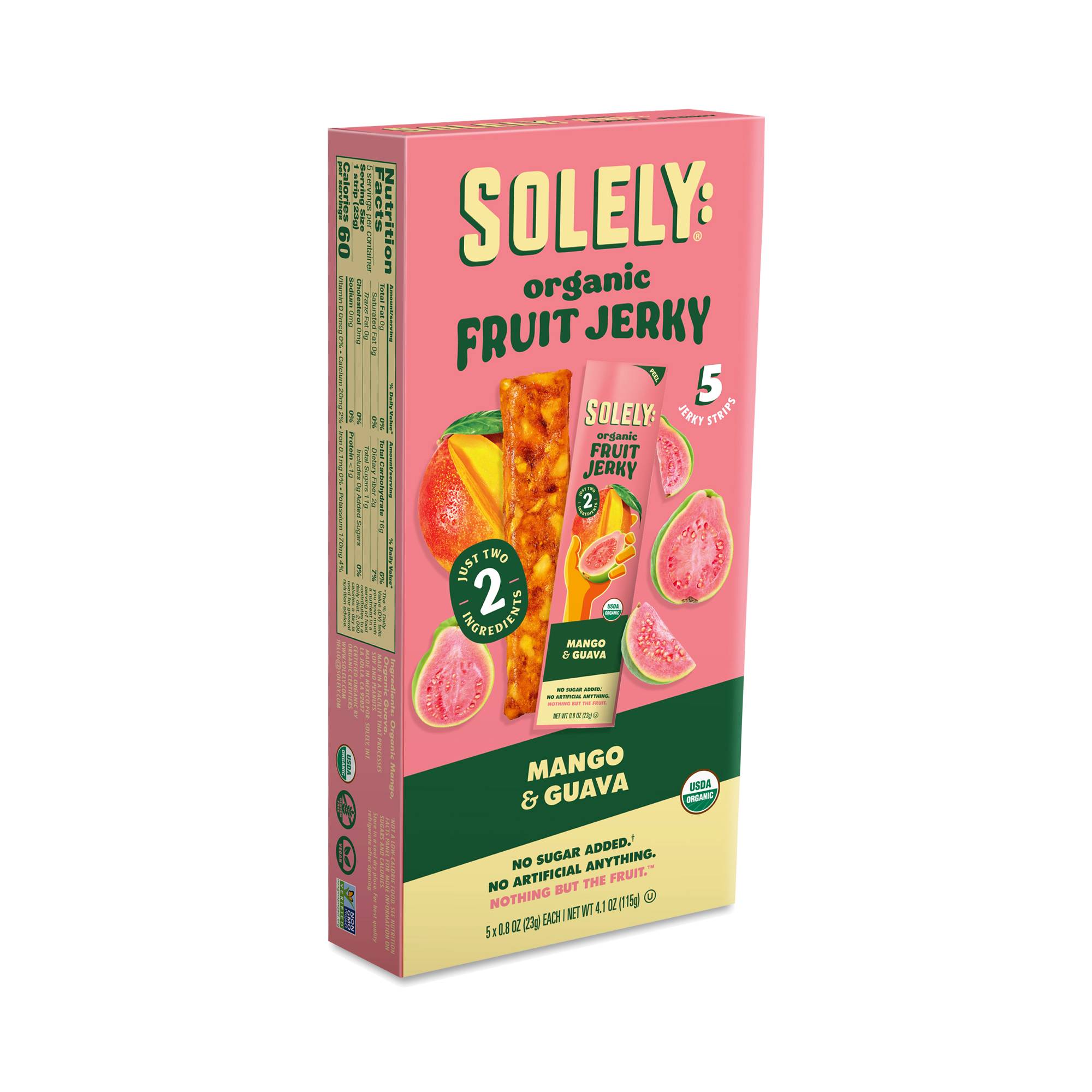 Organic Fruit Jerky Multipack, Mango & Guava