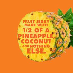 Organic Fruit Jerky, Pineapple & Coconut, Snack Pack