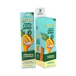 Organic Fruit Jerky, Pineapple & Coconut, Snack Pack