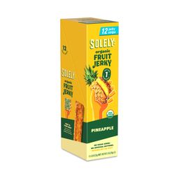 Organic Fruit Jerky, Pineapple, Snack Pack