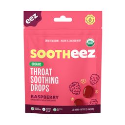 Sootheez Organic Throat Soothing Drops, Raspberry