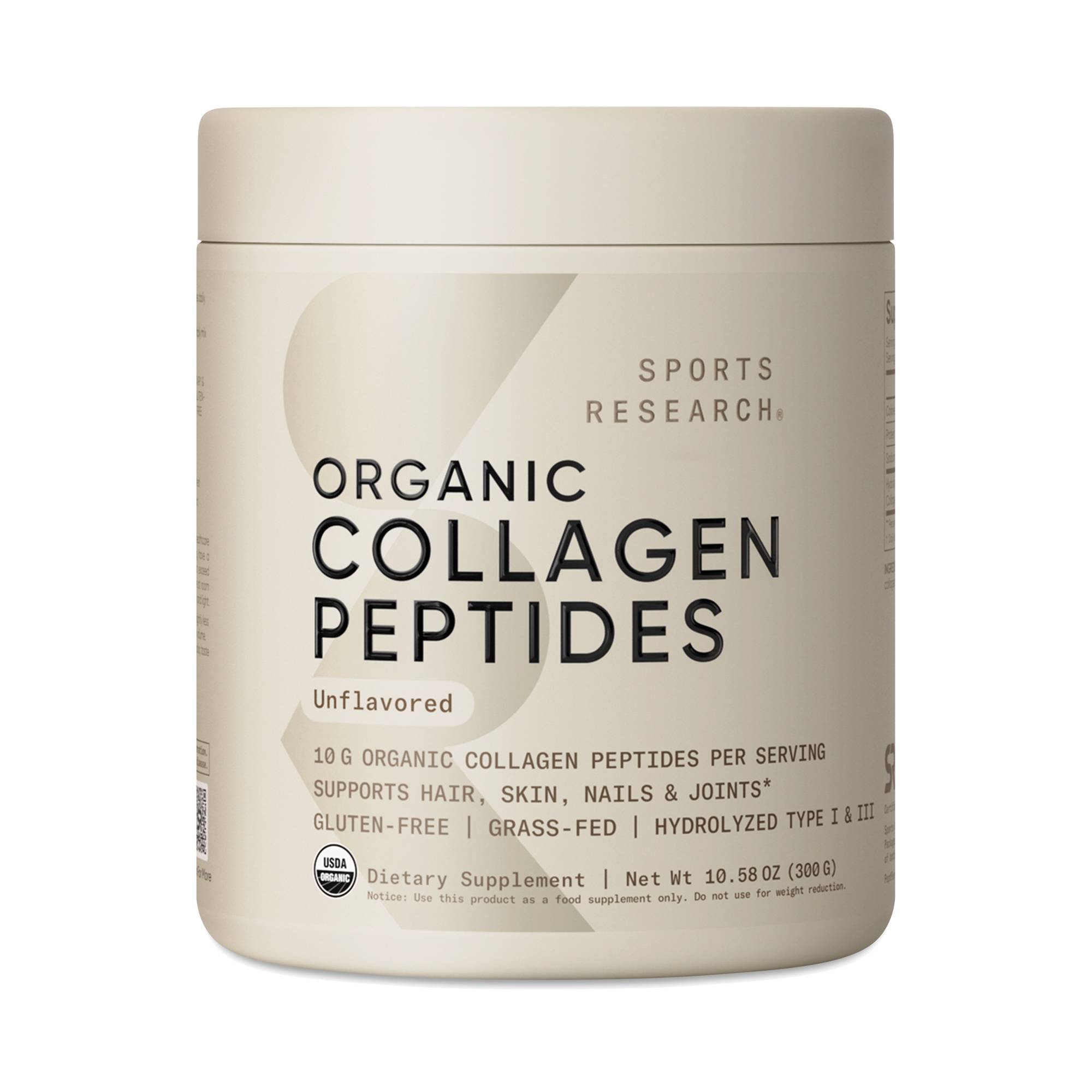 Organic Collagen Peptides, Unflavored