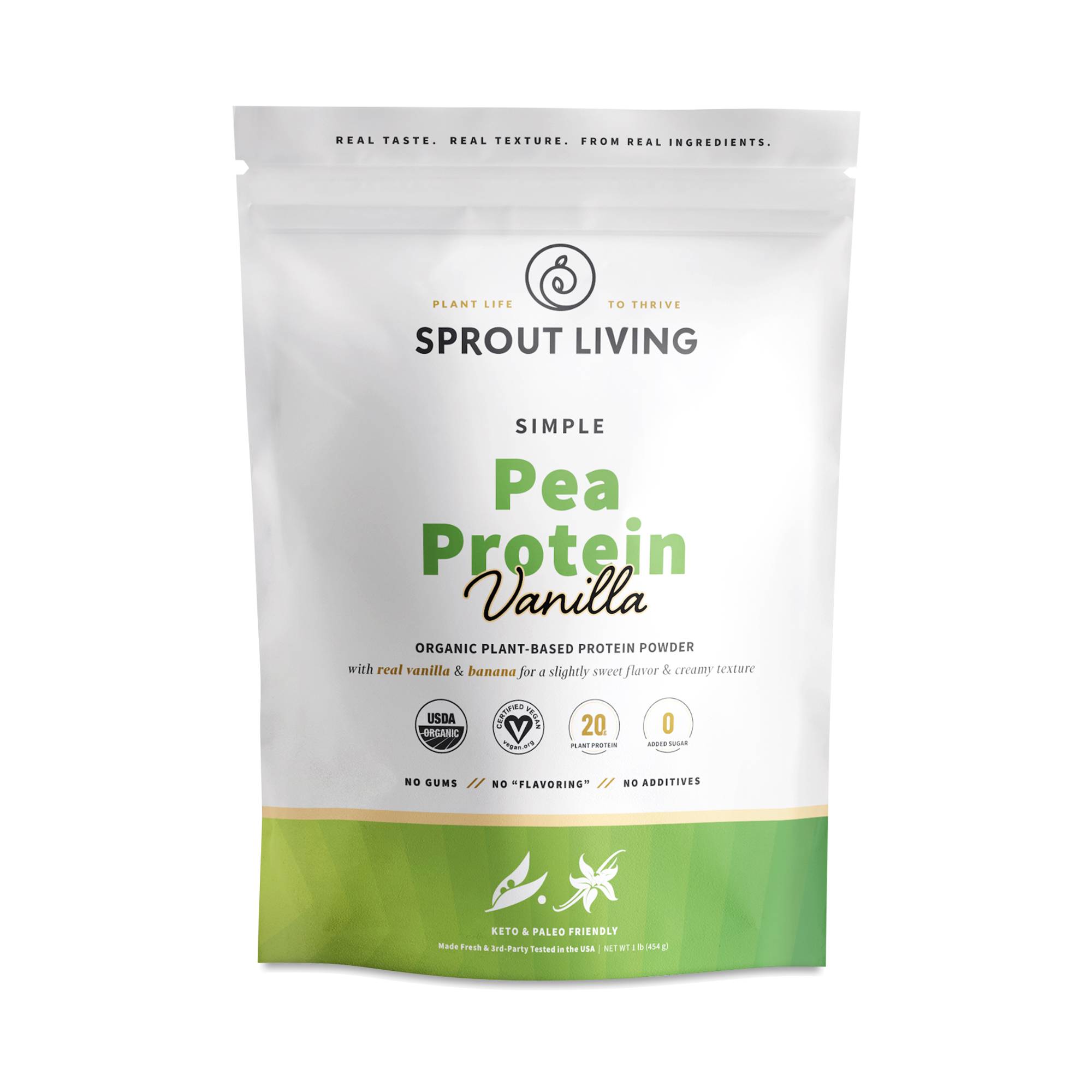 Simple Pea Protein Powder, Vanilla