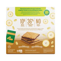 PB & Yayz Mini Sandwich Bars, Peanut Butter & Banana