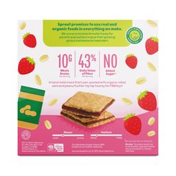 PB & Yayz Mini Sandwich Bars, Peanut Butter & Strawberry