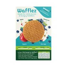 Wafflez Stoneground Wheat Snack, Blueberry & Apple