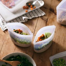 Reusable Silicone 2-Cup Bowl, Clear