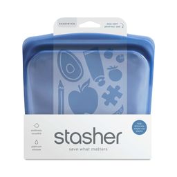 Reusable Silicone Sandwich Bag, Deep Ocean