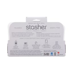 Reusable Silicone Snack Bag, Clear