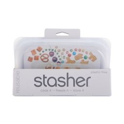 Reusable Silicone Snack Bag, Clear
