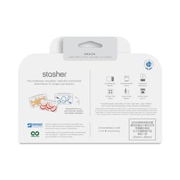 Reusable Silicone Snack Bag, Deep Ocean