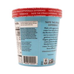 Organic Ice Cream Pint, Cookies & Cream