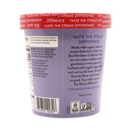 Organic Ice Cream Pint, Vanilla Bean