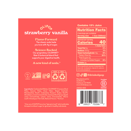 Prebiotic Soda, Strawberry Vanilla