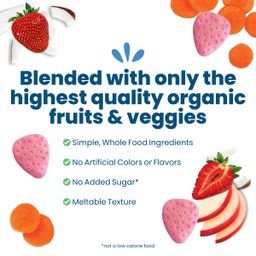 Organic Fruit Bites, Sweet Strawberry