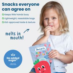 Organic Fruit Bites, Sweet Strawberry