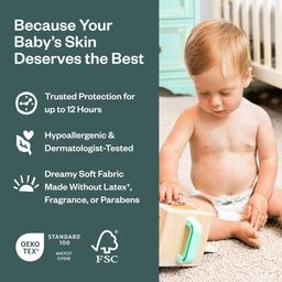 Value Size Ultra Soft & Absorbent Diapers, Size 6