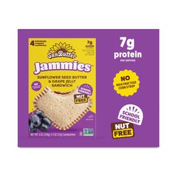Jammies, Sunflower Seed Butter & Grape Jelly Sandwich