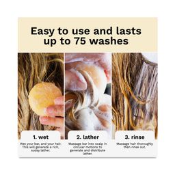 Moisturizing Shampoo Bar, Mighty Mango