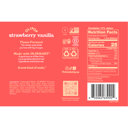 Prebiotic Soda Minis, Strawberry Vanilla