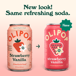 Prebiotic Soda, Strawberry Vanilla