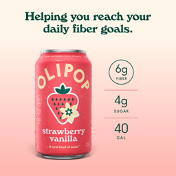 Prebiotic Soda, Strawberry Vanilla