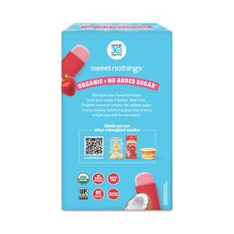 Dairy-Free Fruit Pops, Strawberries & Cream