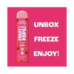 Dairy-Free Fruit Pops, Strawberries & Cream