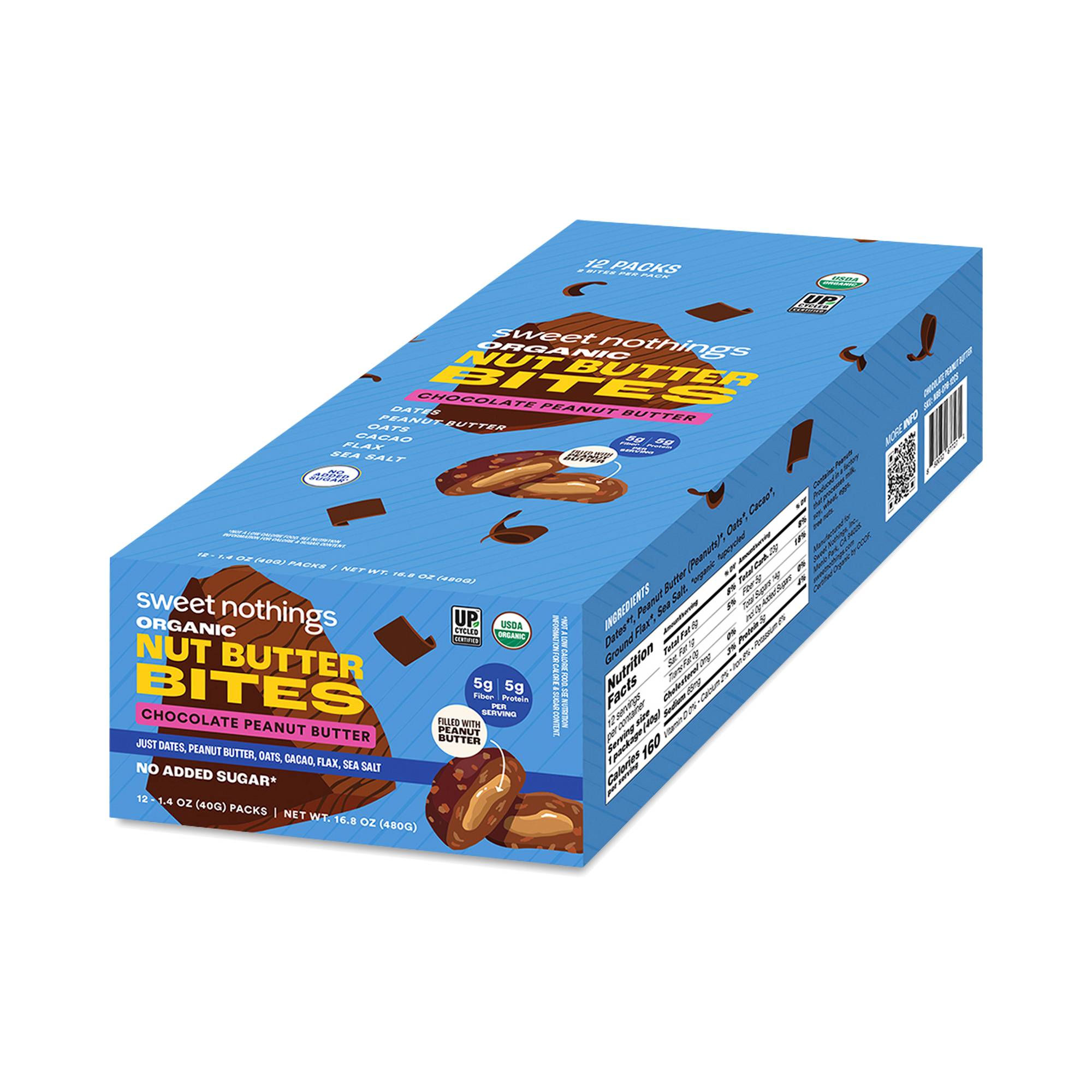Superfood Nut Butter Bites, Chocolate Peanut Butter