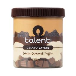 Gelato Layers, Salted Caramel Truffle