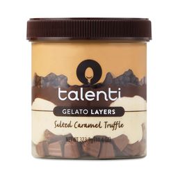 Gelato Layers, Salted Caramel Truffle