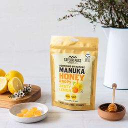 Manuka Honey Drops UMF10+, Zesty Lemon