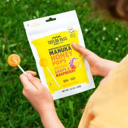 Manuka Honey Pops UMF10+, Orange, Grape & Raspberry